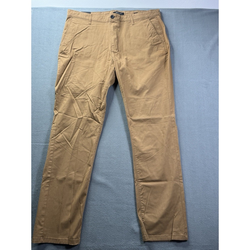 Kenneth Cole Slim Fit Stretch Twill Mens 38x32 Pant NWT Low Rise Chino Preppy